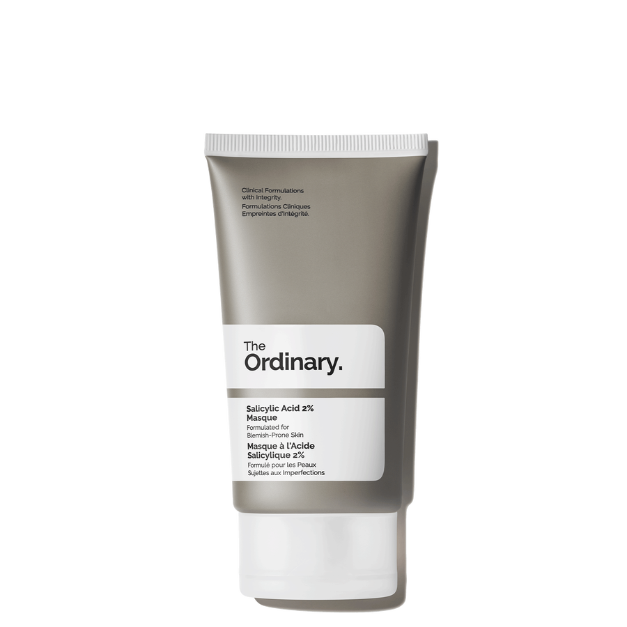 The Ordinary Salicylic Acid 2% Masque with charcoal, amazonian clay, and squalane